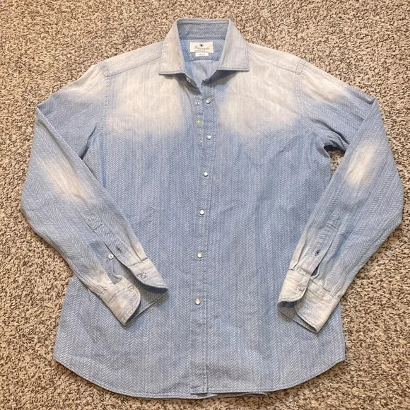 giannetto portofino Other - Giannetto Portofino Made in Italy Chambray Cotton Button Down Shirt